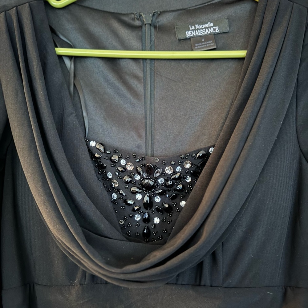 La Nouvelle Renaissance Black Dress - Picture 3 of 8